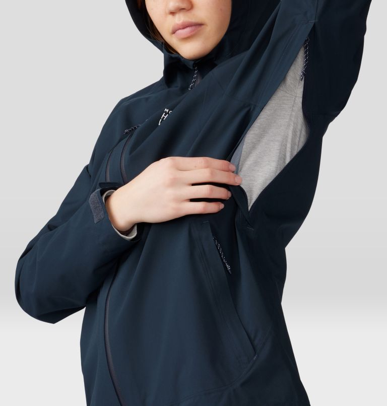 Women's Stretch Ozonic Jacket, Color: Dark Zinc, image 6
