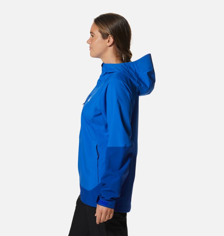 Thumbnail: Stretch Ozonic Jacket | 409 | S, Color: Bright Island Blue, Radiant, image 3