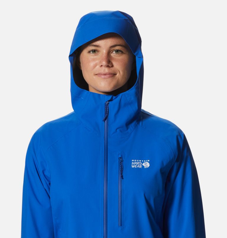 Thumbnail: Women's Stretch Ozonic Jacket, Color: Bright Island Blue, Radiant, image 5