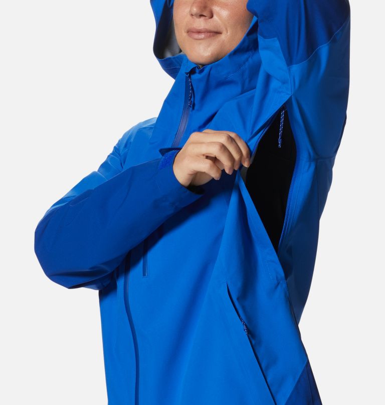 Thumbnail: Women's Stretch Ozonic Jacket, Color: Bright Island Blue, Radiant, image 8