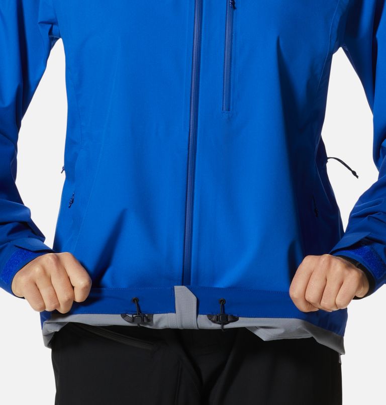 Women's Stretch Ozonic Jacket, Color: Bright Island Blue, Radiant, image 9