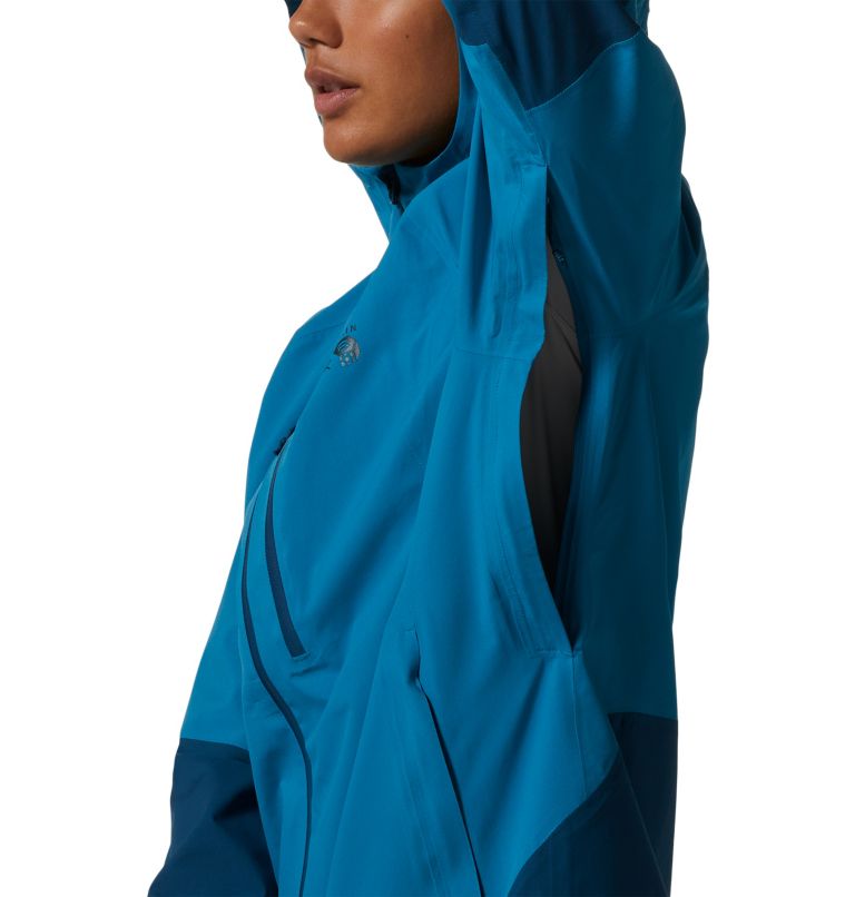 Women's Stretch Ozonic Jacket, Color: Vinson Blue, image 7