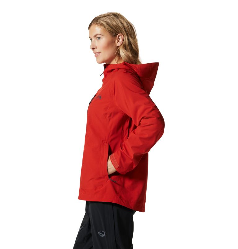 Women's Stretch Ozonic Jacket, Color: Dark Fire, image 3