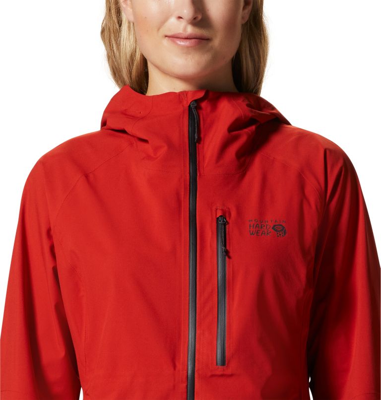 Women's Stretch Ozonic Jacket, Color: Dark Fire, image 4