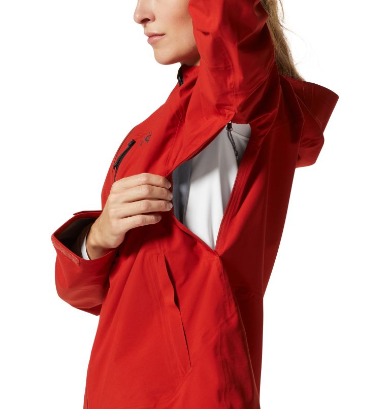 Women's Stretch Ozonic Jacket, Color: Dark Fire, image 6