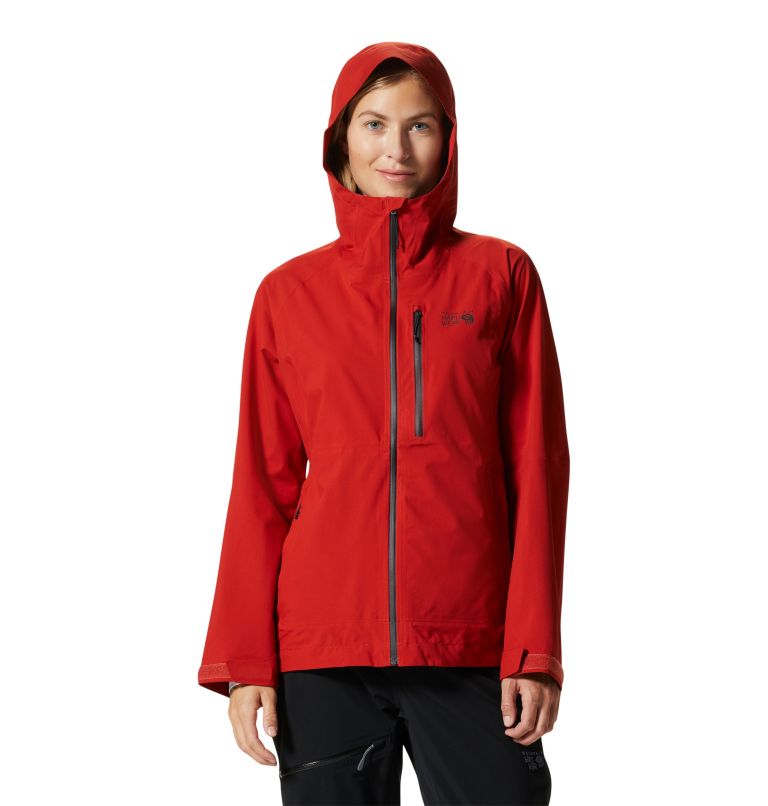 Manteau Stretch Ozonic Femme, Color: Dark Fire, image 1
