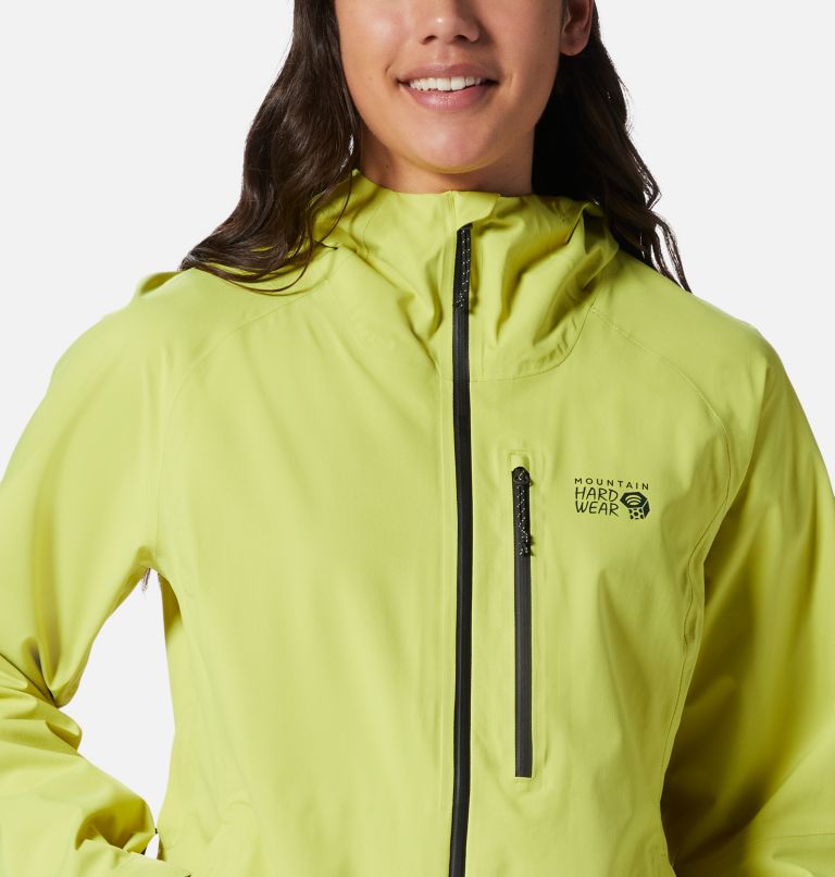 Chaqueta trekking Mountain Hardwear Stretch Ozonic Mujer verde