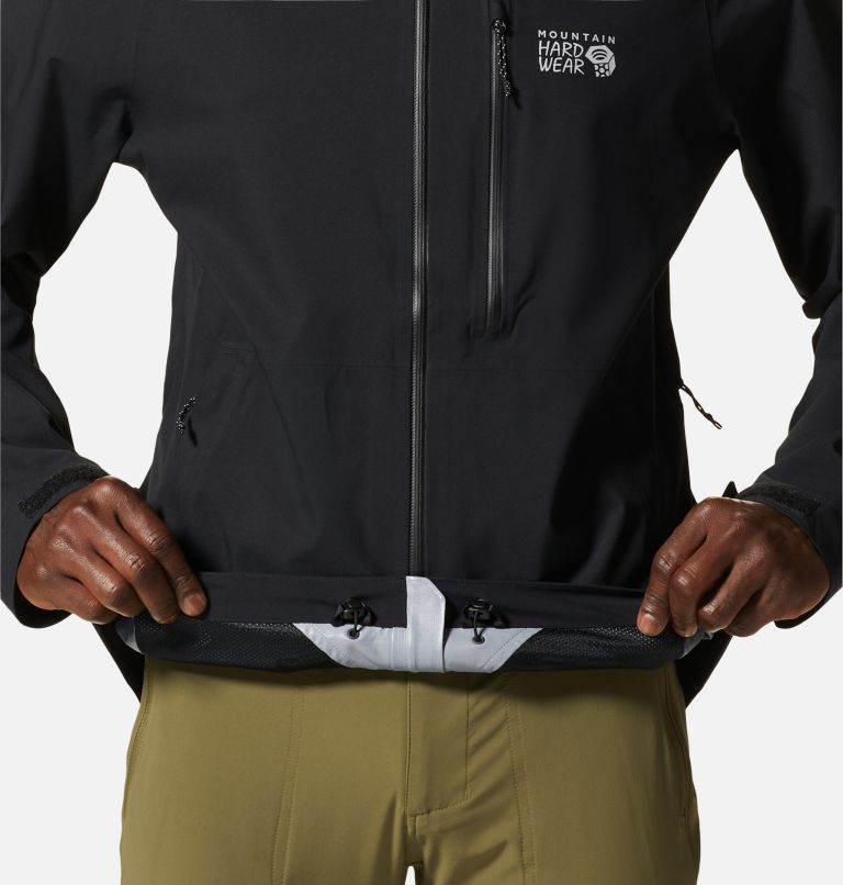 Manteau Stretch Ozonic Homme, Color: Black, image 7