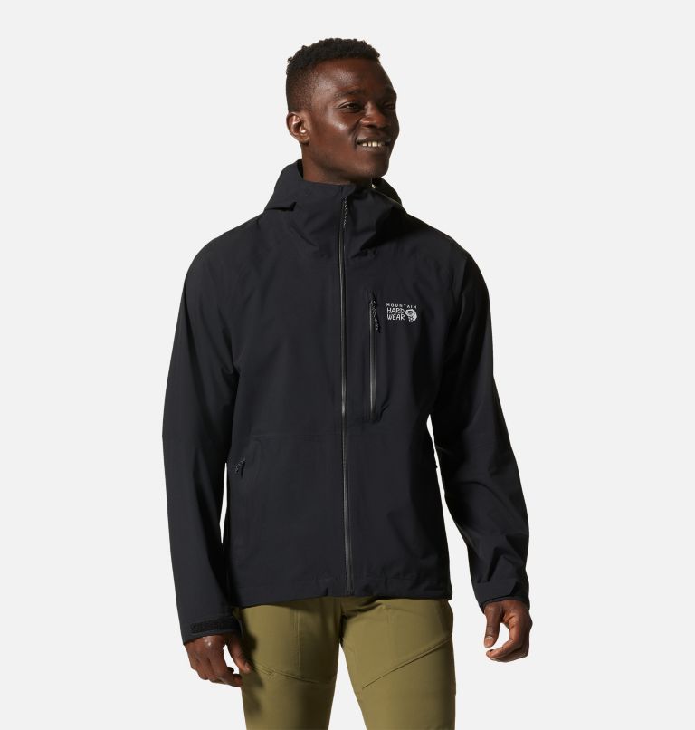 Thumbnail: Men's Stretch Ozonic Jacket, Color: Black, image 1