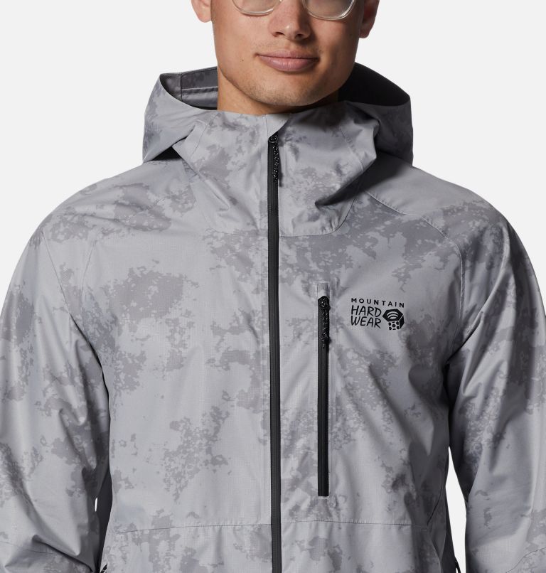 Men's Stretch Ozonic Jacket, Color: Glacial Print, image 4