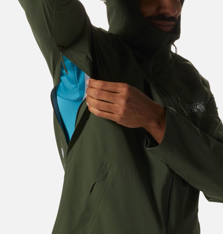 Men's Stretch Ozonic Jacket, Color: Surplus Green, image 6