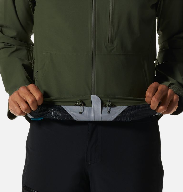Men's Stretch Ozonic Jacket, Color: Surplus Green, image 7