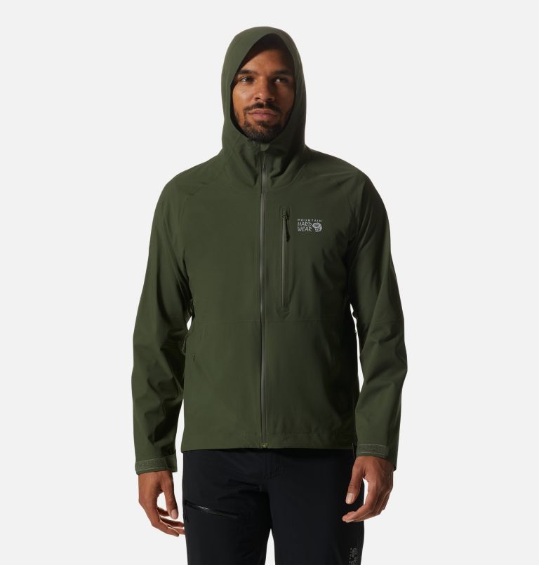 Thumbnail: Men's Stretch Ozonic Jacket, Color: Surplus Green, image 8