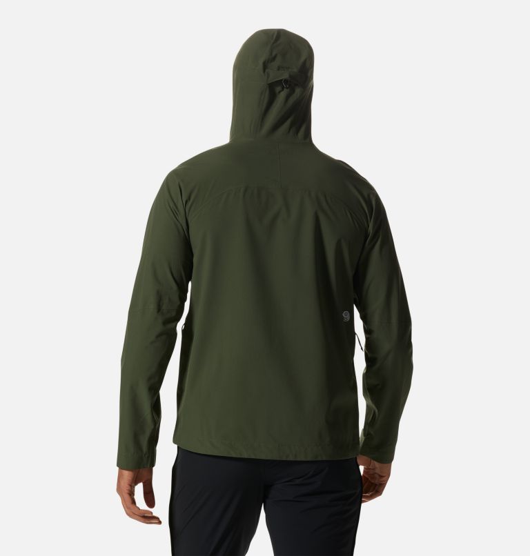 Men's Stretch Ozonic Jacket, Color: Surplus Green, image 2