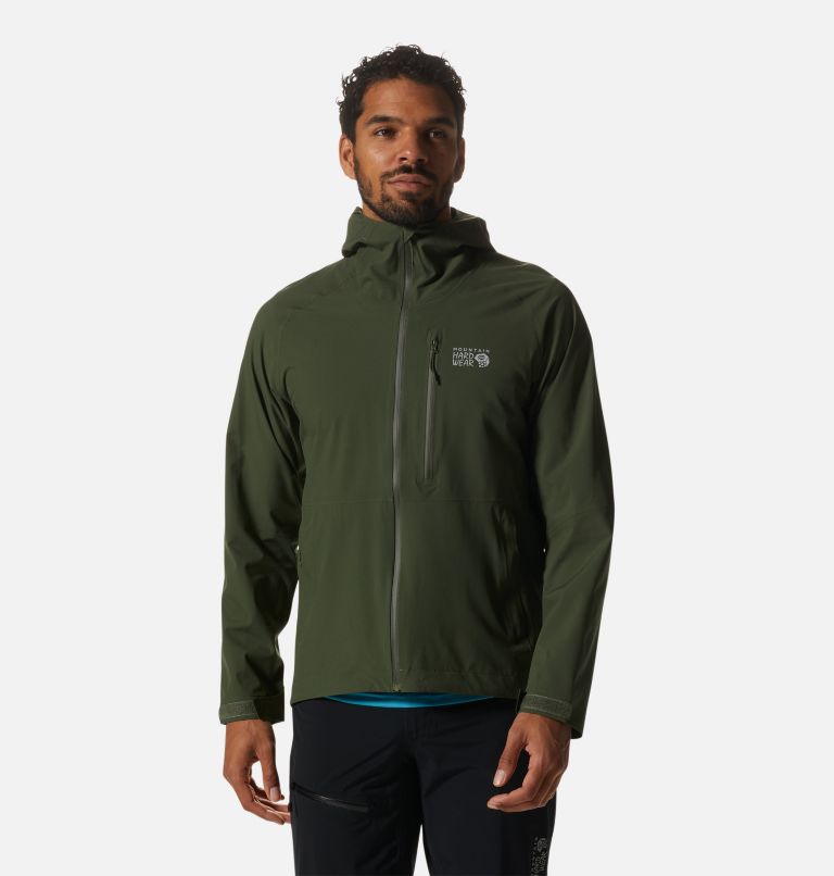 Men's Stretch Ozonic Jacket, Color: Surplus Green, image 1