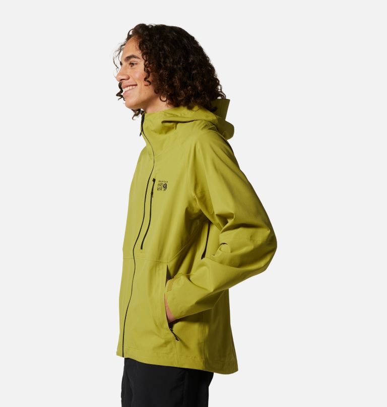 Manteau Stretch Ozonic Homme, Color: Moon Moss, image 3