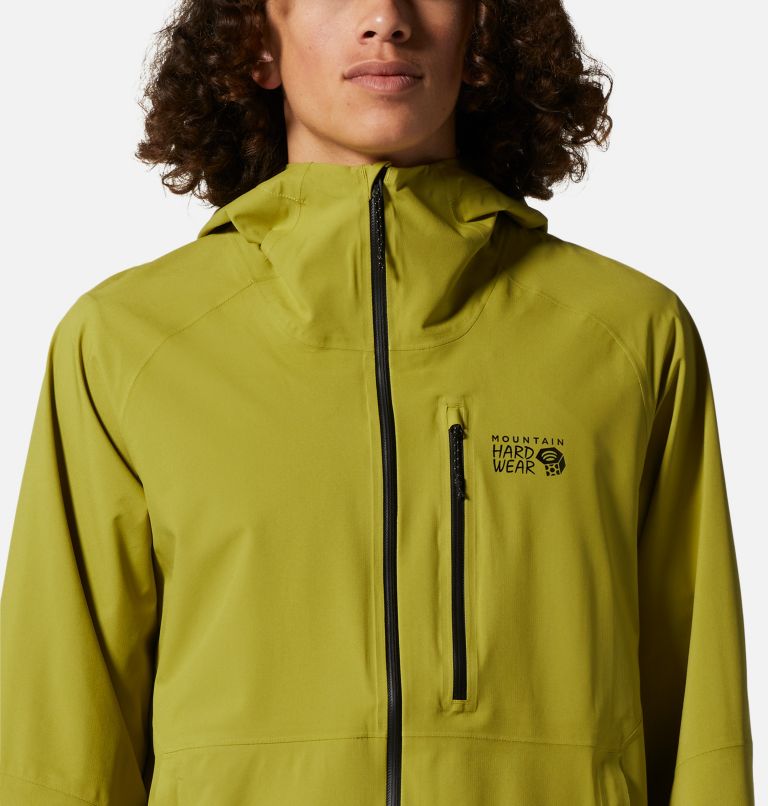 Manteau Stretch Ozonic Homme, Color: Moon Moss, image 4