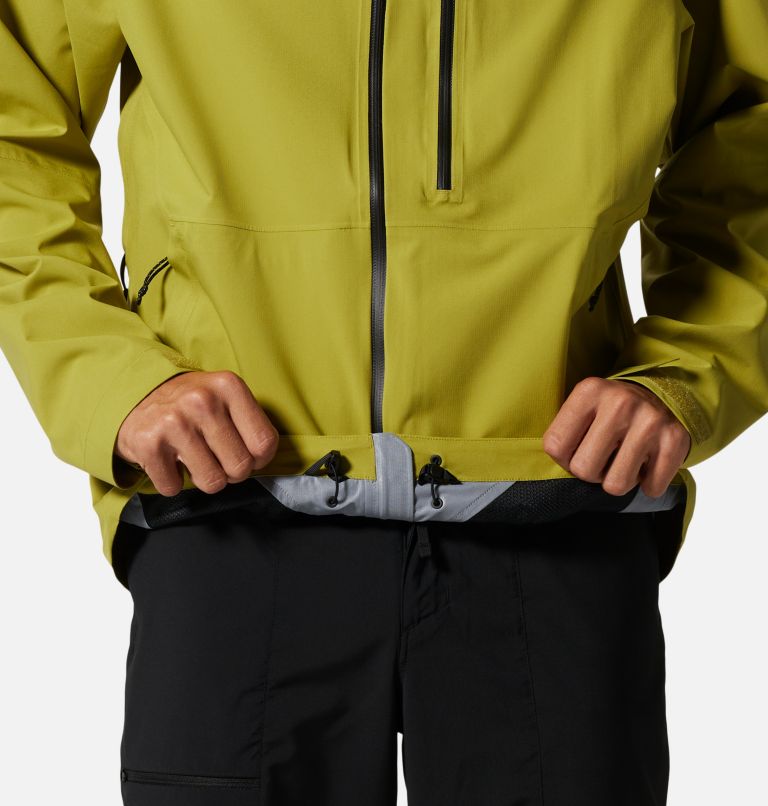 Manteau Stretch Ozonic Homme, Color: Moon Moss, image 7