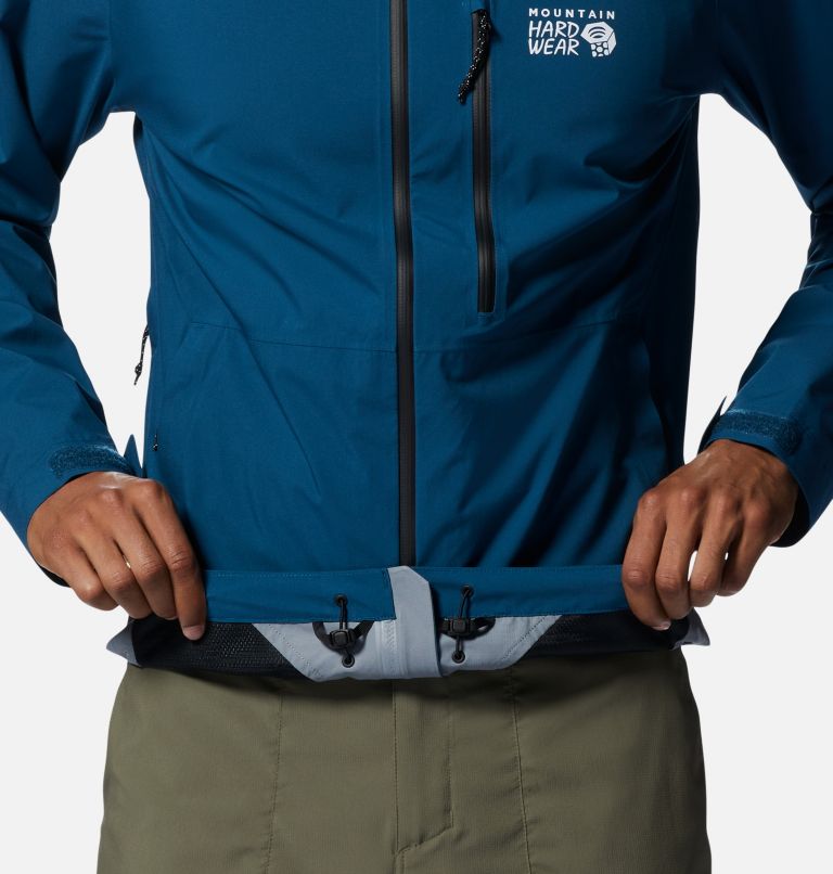 Men's Stretch Ozonic Jacket, Color: Dark Caspian, image 9