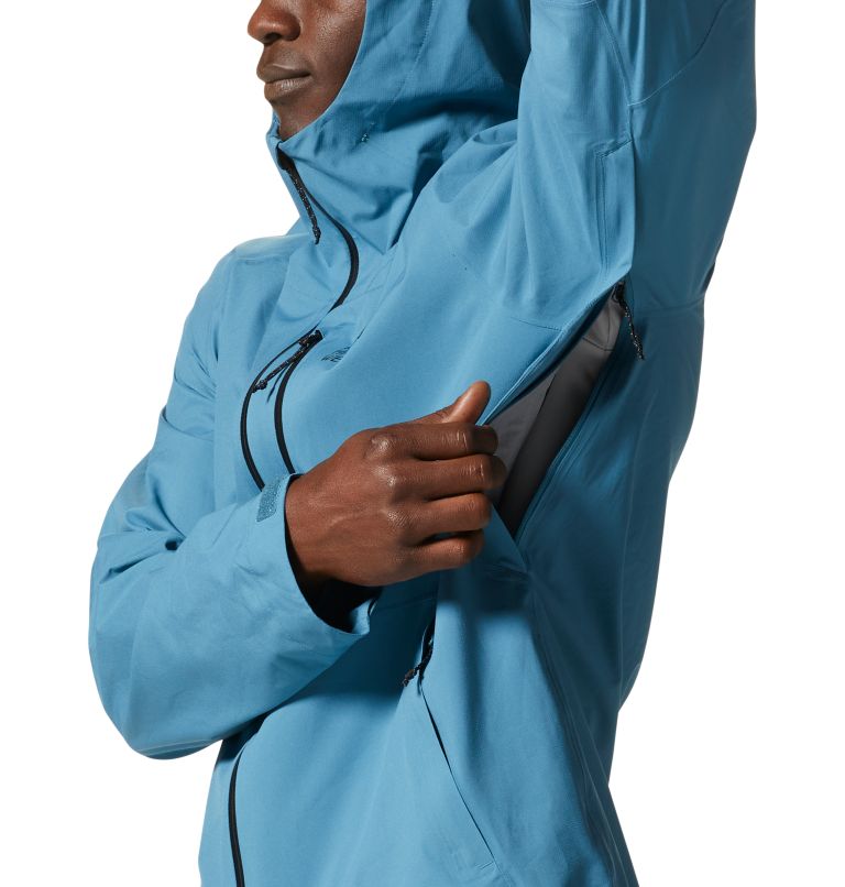 Men's Stretch Ozonic Jacket, Color: Caspian, image 6