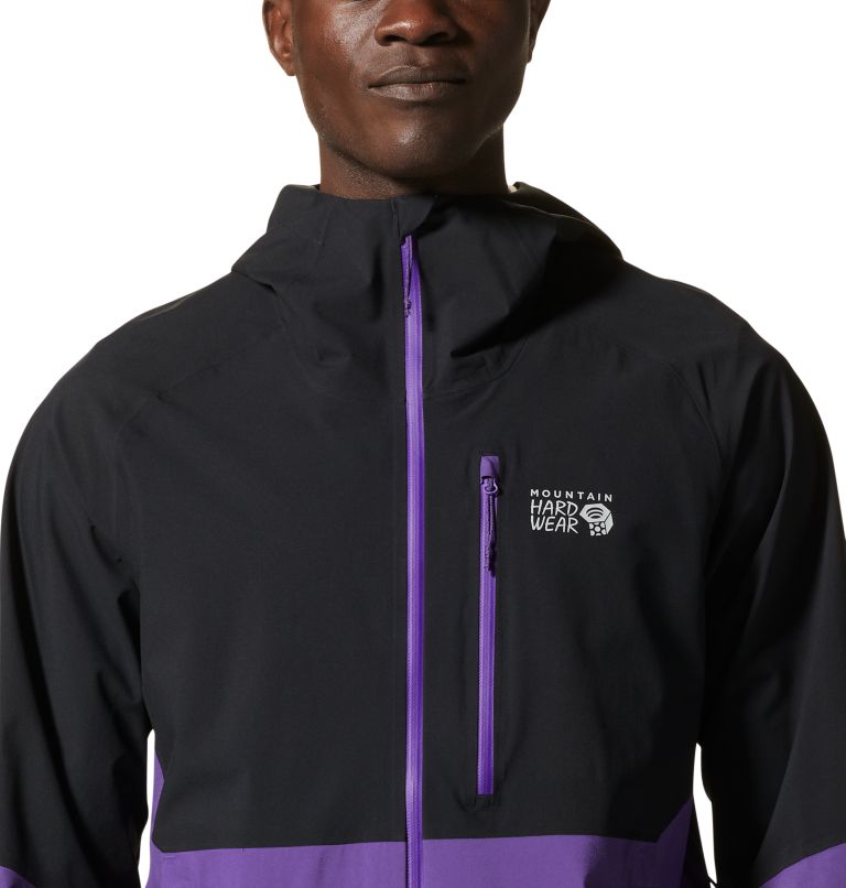 Men's Stretch Ozonic Jacket, Color: Purple Jewel, image 4
