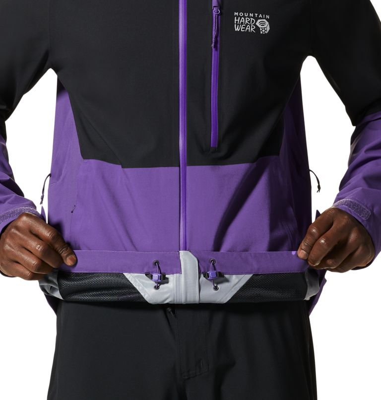 Men's Stretch Ozonic Jacket, Color: Purple Jewel, image 7