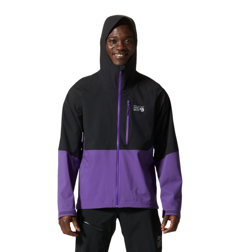 Men's Stretch Ozonic Jacket, Color: Purple Jewel