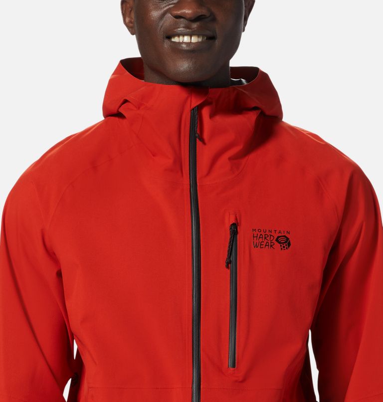 Thumbnail: Men's Stretch Ozonic Jacket, Color: Desert Red, image 4