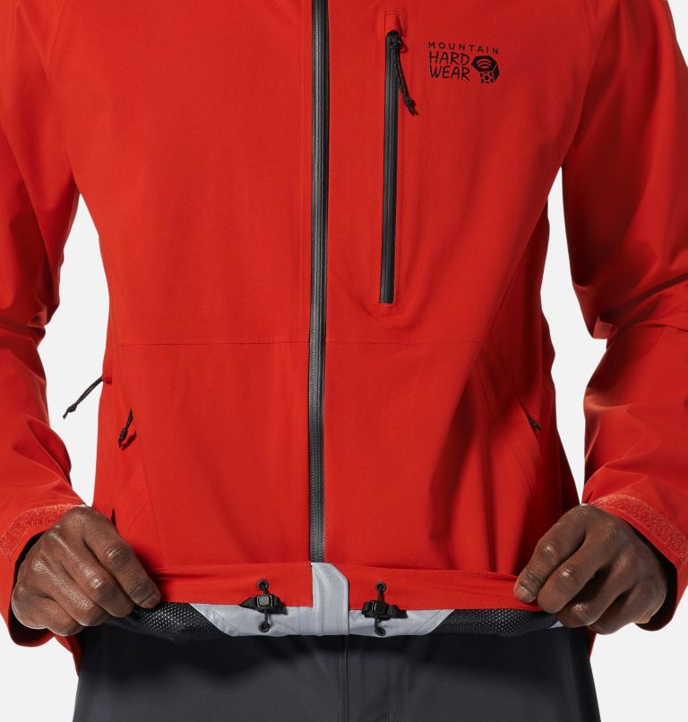 Men's Stretch Ozonic Jacket, Color: Desert Red, image 8