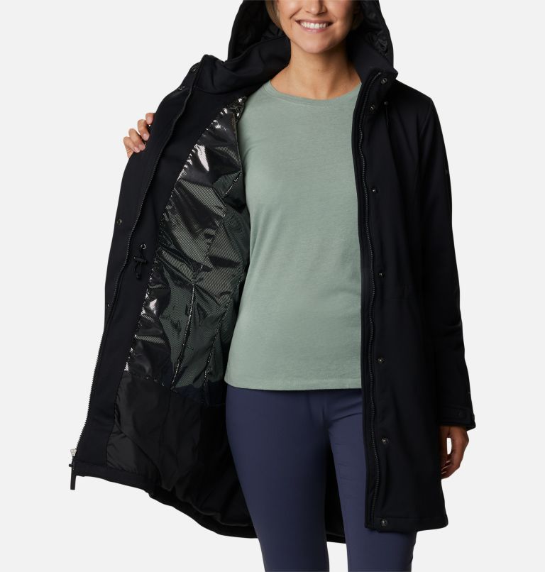 Women's Stone Meadow Softshell Jacket, Color: Black, image 5