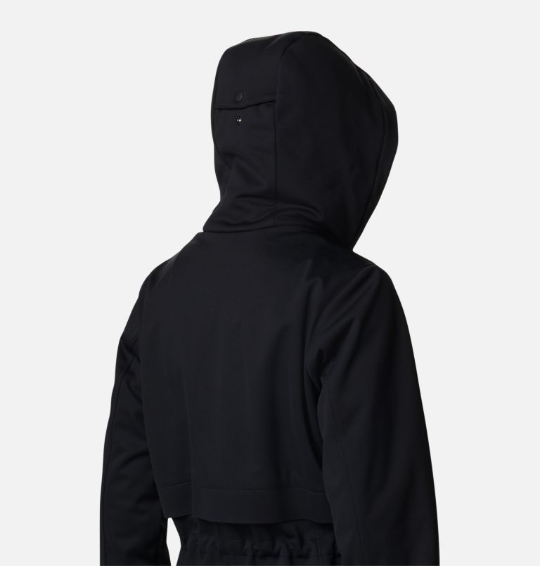 Thumbnail: Women's Stone Meadow Softshell Jacket, Color: Black, image 6