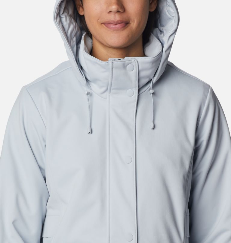 Women's Stone Meadow Softshell Jacket, Color: Cirrus Grey, image 4