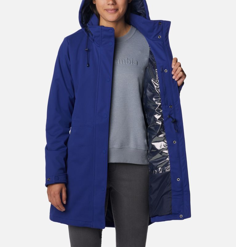Women's Stone Meadow Softshell Jacket, Color: Dark Sapphire, image 5