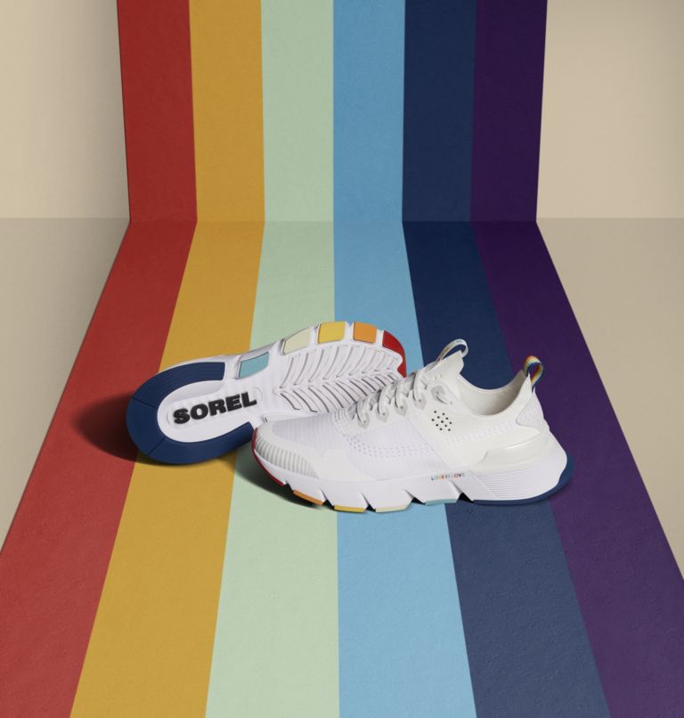 Mens Kinetic Rush Sneaker, Color: White, White