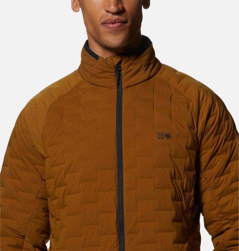 Thumbnail: Men's Stretchdown Light Jacket, Color: Golden Brown, image 4