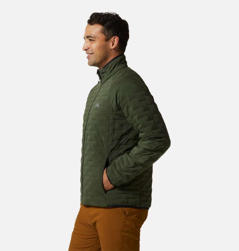 Men's Stretchdown Light Jacket, Color: Surplus Green, image 3