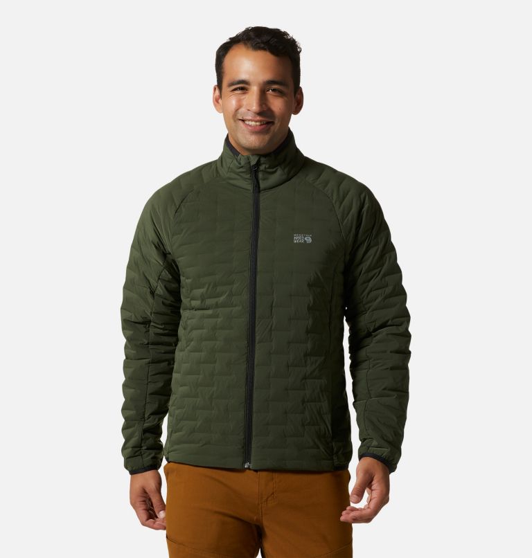 Thumbnail: Stretchdown Light Jacket | 347 | XL, Color: Surplus Green, image 1