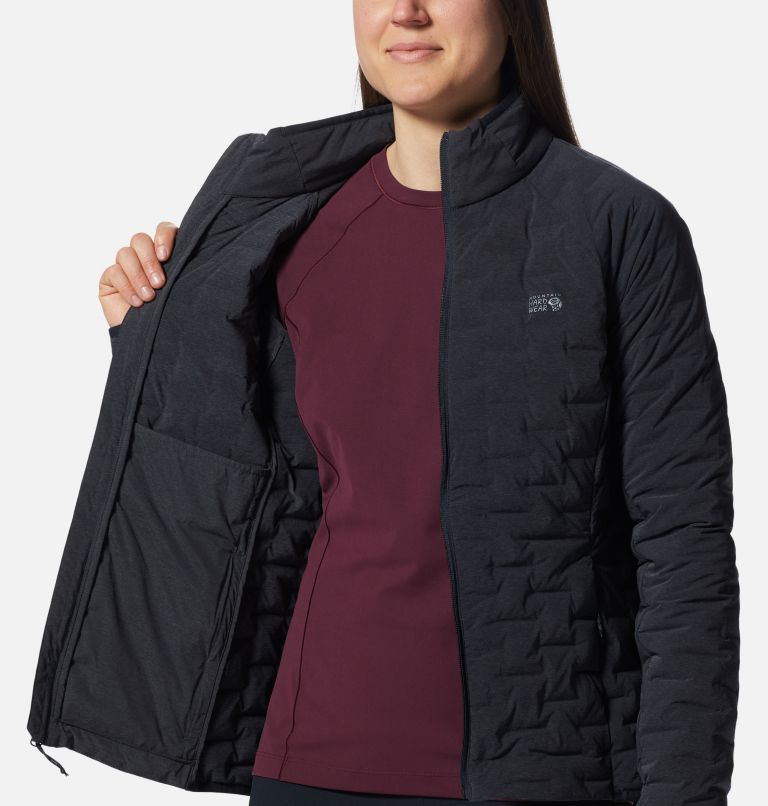 Thumbnail: Women's Stretchdown Light Jacket, Color: Dark Storm Heather, image 5