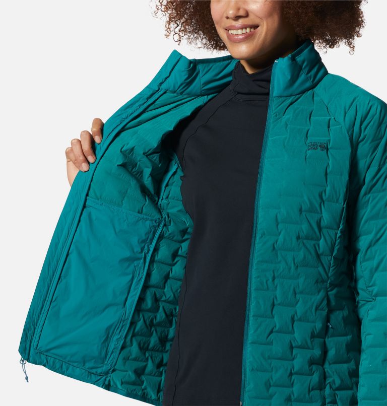 Thumbnail: Women's Stretchdown Light Jacket, Color: Botanic, image 5