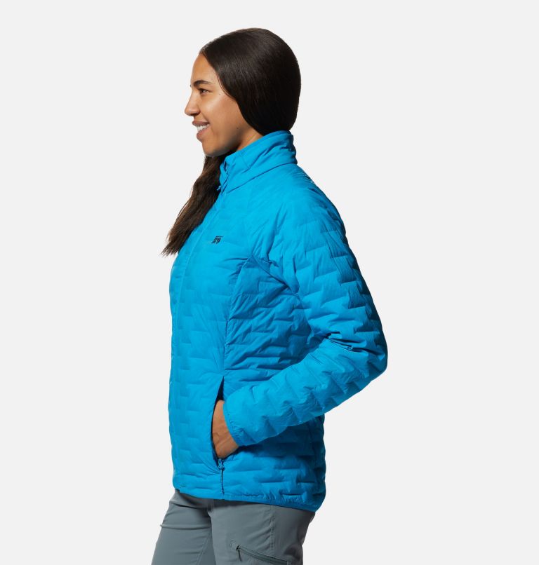 Women's Stretchdown Light Jacket, Color: Electric Sky, image 3