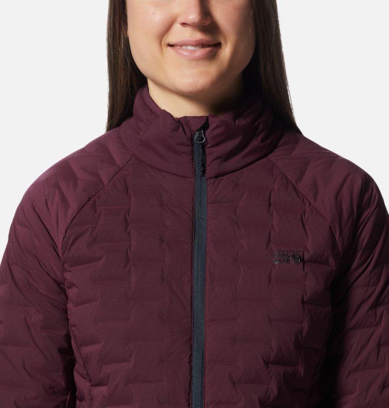 Manteau Stretchdown Light Femme, Color: Cocoa Red, image 4