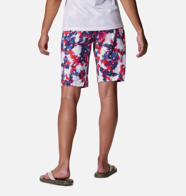 Women's Pleasant Creek Board Shorts, Color: White Typhoon Blooms Multi, image 2