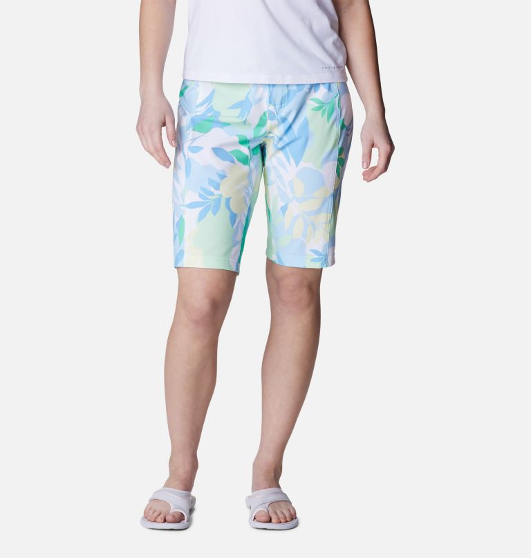 Thumbnail: Women's Pleasant Creek Board Shorts, Color: Key West Floriated Print, image 1