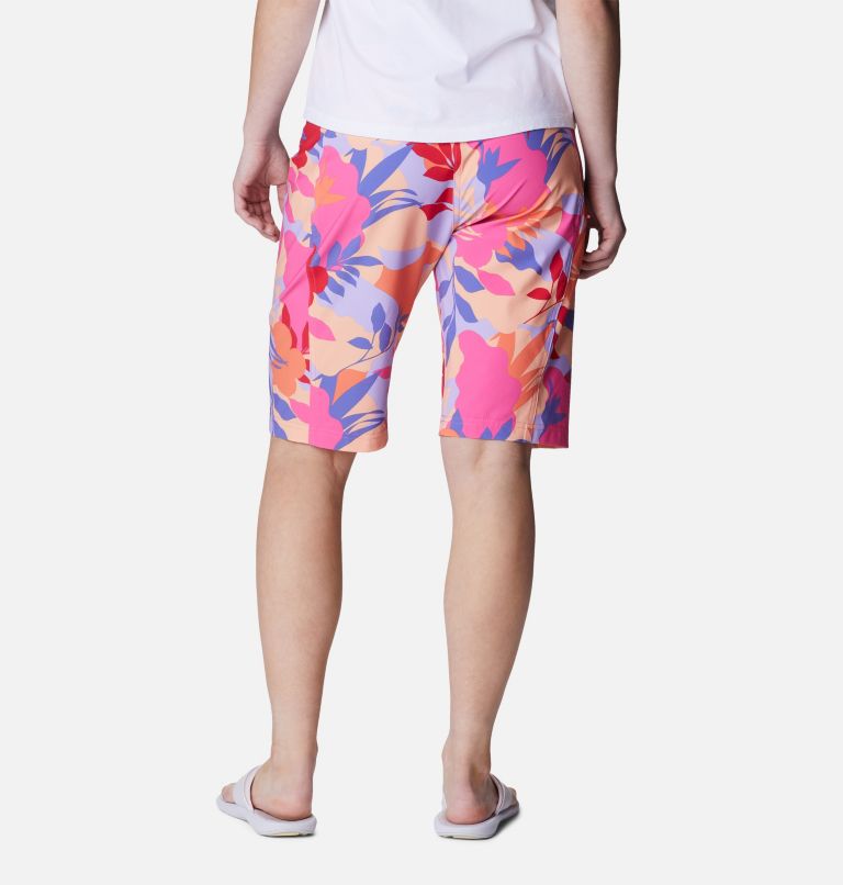 Women's Pleasant Creek Board Shorts, Color: Wild Geranium Floriated Print, image 2
