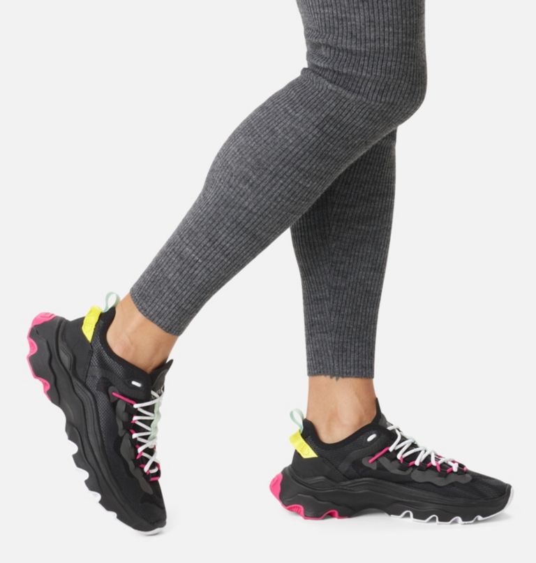 Thumbnail: Women's Kinetic Breakthru Tech Lace Sneaker, Color: Black, Chrome Grey, image 8