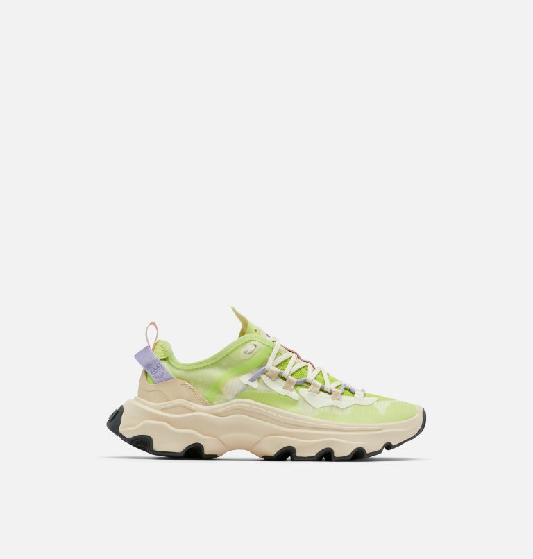 Neon Green Chunky Trainers In Extra Wide EEE Fit