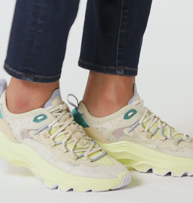 Women's Kinetic Breakthru Tech Lace Sneaker, Color: Endive, Bleached Ceramic