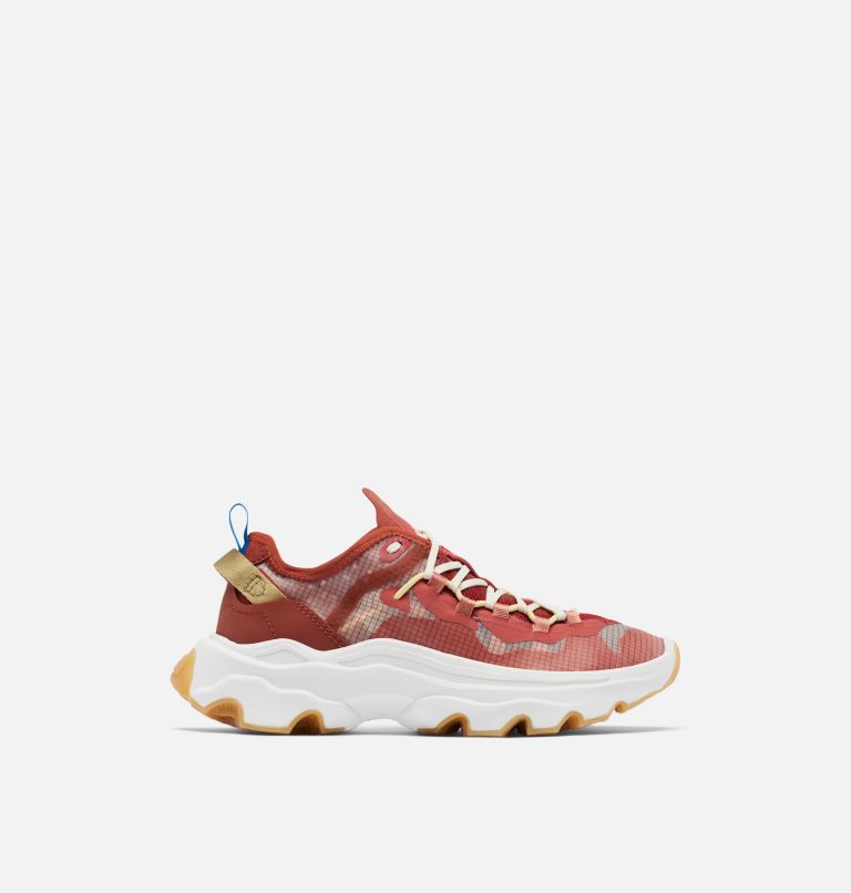 Women's Kinetic Breakthru Tech Lace Sneaker, Color: Warp Red, Glaze, image 1