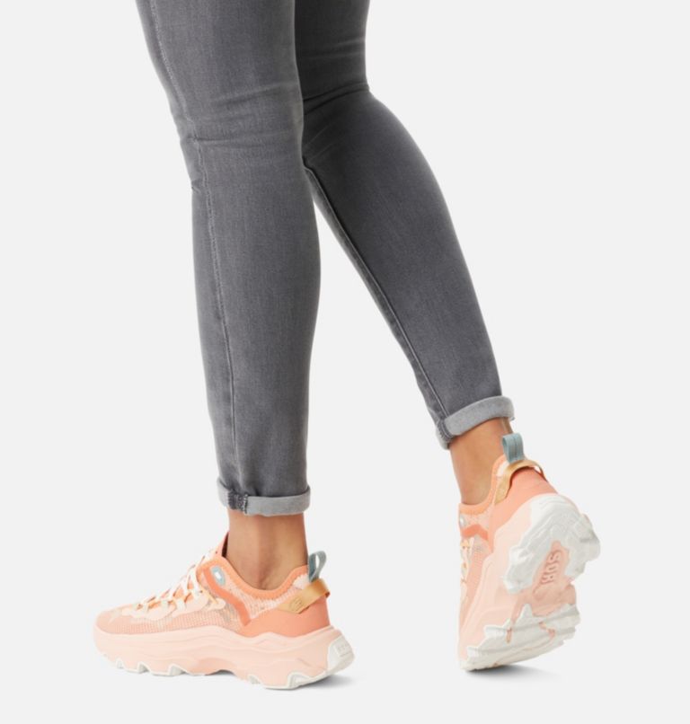 Women's Kinetic Breakthru Tech Lace Sneaker, Color: Paradiso Peach, Sea Salt, image 7