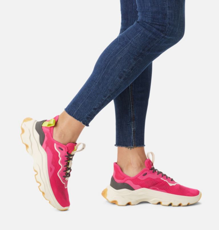 Thumbnail: Women's Kinetic Breakthru Day Lace Sneaker, Color: Cactus Pink, Jet, image 8